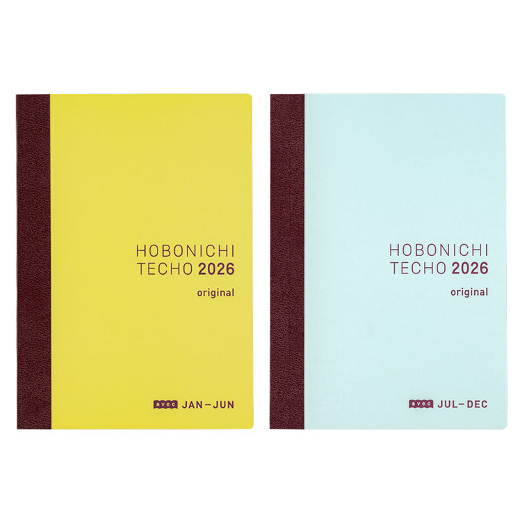 Hobonichi Techo Avec 2026, Original Two-Book Set, A6 (Japanese Version)