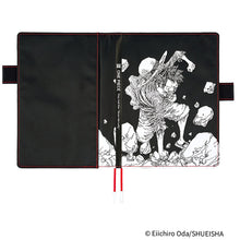 Hobonichi Techo Cousin Book and Cover, A5, ONE PIECE magazine: Straw Hat Luffy (Black)