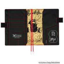 Hobonichi Techo Cousin Book and Cover, A5, ONE PIECE magazine: Straw Hat Luffy (Black)