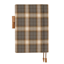 Hobonichi Techo Cousin Book and Cover, A5, Shirt Fabric: Foggy Plaid