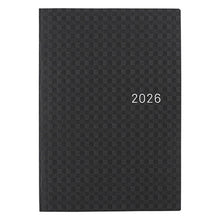 Hobonichi Techo HON 2026, A6, Paper Series Black Gingham Daily / ENG Jan start