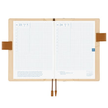 Hobonichi Techo Cousin Book and Cover, A5, Shirt Fabric: Foggy Plaid