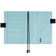 Hobonichi Cousin Techo Cover 2027, A5, Colors: Black x Clear Blue