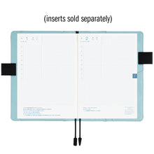 Hobonichi Cousin Techo Cover 2027, A5, Colors: Black x Clear Blue