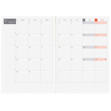 Hobonichi Techo 2027 English Cousin Book A5 size / Daily / Jan start / Mon start