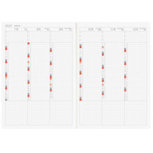 Hobonichi Techo 2027 Japanese Day-Free Book A5 size / Monthly / Jan start / Mon start
