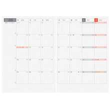 Hobonichi Techo 2027 Japanese Day-Free Book A6 size / Monthly / Jan start / Mon start