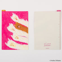 Hobonichi Techo 2027 Keiko Shibata: Hobonichi Pencil Board for A6 Size (Upwind alpacas)