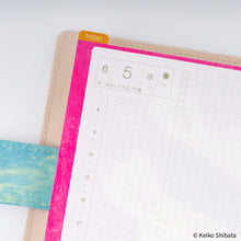Hobonichi Techo 2027 Keiko Shibata: Hobonichi Pencil Board for A6 Size (Upwind alpacas)