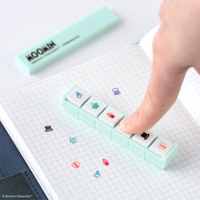 Hobonichi Techo 2027 Kodomo no Kao x Hobonichi: Pochitto6 Push-Button Stamp (Moomin)