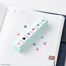 Hobonichi Techo 2027 Kodomo no Kao x Hobonichi: Pochitto6 Push-Button Stamp (Moomin)