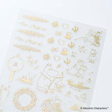 Hobonichi Techo 2027 Moomin: Foil-Stamped Clear Stickers (Adventure Log)
