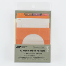 Hobonichi Techo 2027 TSUKI no IRO: 12 Month Index Pockets