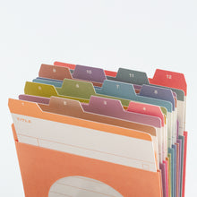 Hobonichi Techo 2027 TSUKI no IRO: 12 Month Index Pockets