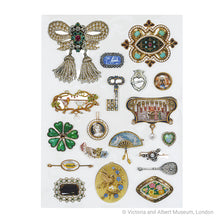 Hobonichi Techo 2027 V&A Series: Almost Actual-Size Jewellery Stickers