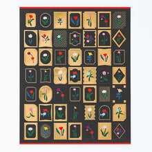 Hobonichi Techo 2027 Yoshie Watanabe: Foil-Stamped Stickers (Petit Bloom)