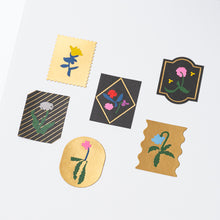 Hobonichi Techo 2027 Yoshie Watanabe: Foil-Stamped Stickers (Petit Bloom)