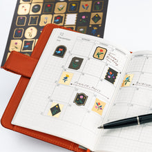 Hobonichi Techo 2027 Yoshie Watanabe: Foil-Stamped Stickers (Petit Bloom)