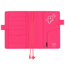 Hobonichi Techo Cousin Book and Cover, A5, Makoto Matsubayashi: Pink Flowers