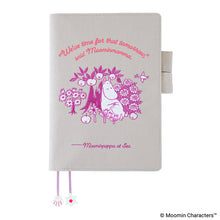 Hobonichi Cousin Techo Cover 2027, A5, Moomin: My Yard (Pink Gray)