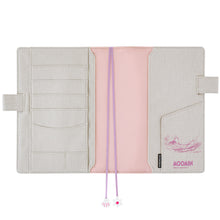 Hobonichi Cousin Techo Cover 2027, A5, Moomin: My Yard (Pink Gray)