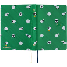 Hobonichi Techo HON 2027, A6, Bow & Tie: Sheep Sheep Sheep