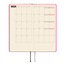 Hobonichi Techo Weeks 2027 English - Colors: Pink Sapphire