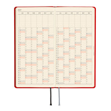Hobonichi Techo Weeks 2027 English - Colors: Poppy Red