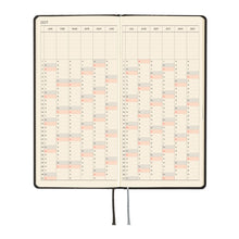 Hobonichi Techo Weeks 2027 English - Paper Series: Black Argyle