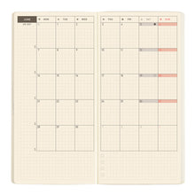 Hobonichi Techo Weeks Mega 2027 English - Sneaker: Mandarin Orange