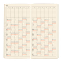 Hobonichi Techo Weeks Mega 2027 English - Sneaker: Mandarin Orange