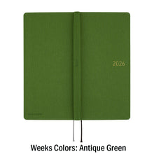 Hobonichi Techo Weeks 2026 - Colors: Antique Green