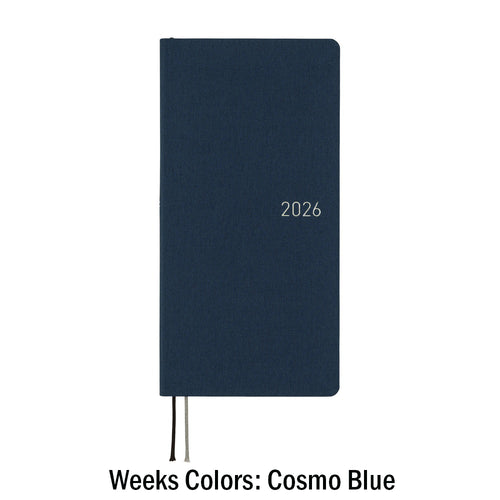 Hobonichi Techo Weeks 2026 - Colors: Cosmo Blue