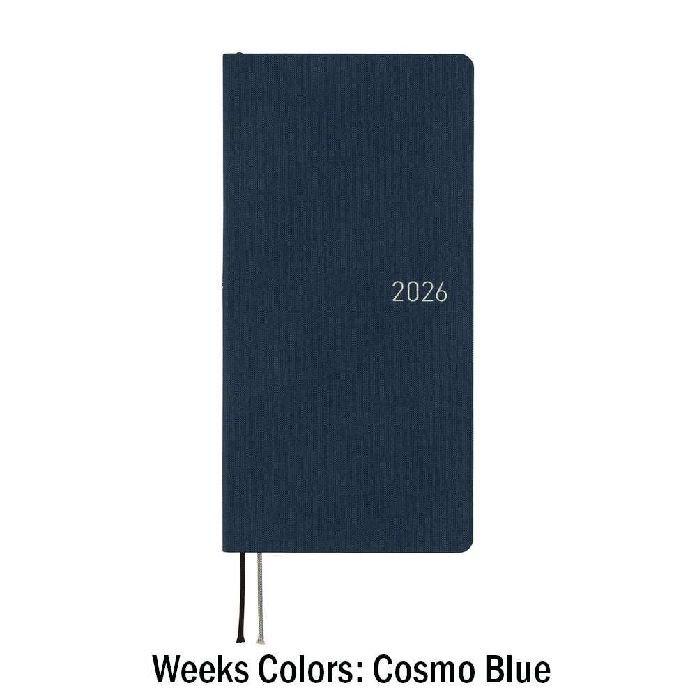 Hobonichi Techo Weeks 2026 - Colors: Cosmo Blue