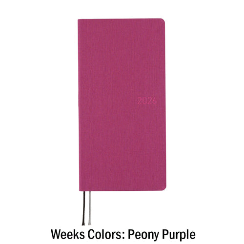 Hobonichi Techo Weeks 2026 - Colors: Peony Purple
