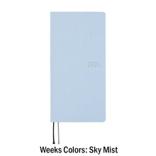 Hobonichi Techo Weeks 2026 - Colors: Sky Mist Blue
