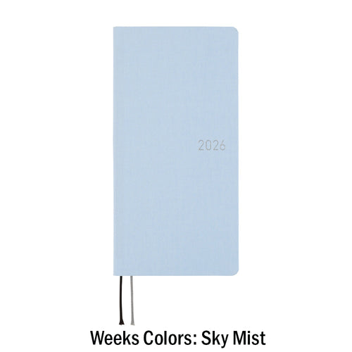Hobonichi Techo Weeks 2026 - Colors: Sky Mist Blue