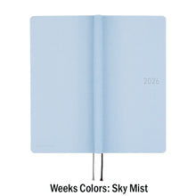 Hobonichi Techo Weeks 2026 - Colors: Sky Mist Blue