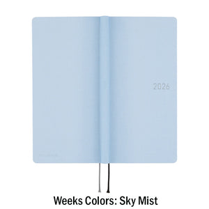 Hobonichi Techo Weeks 2026 - Colors: Sky Mist Blue