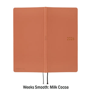 Hobonichi Techo Weeks 2026 - Smooth Series: Milk Cocoa