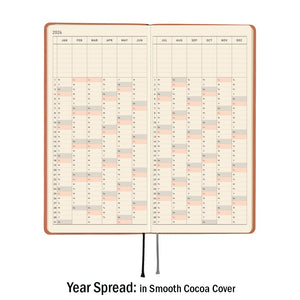 Hobonichi Techo Weeks 2026 - Smooth Series: Melon Sorbet