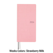 Hobonichi Techo Weeks 2026 - Colors: Strawberry Milk