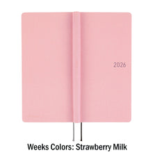 Hobonichi Techo Weeks 2026 - Colors: Strawberry Milk