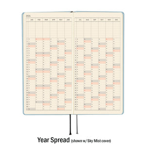 Hobonichi Techo Weeks 2026 - Colors: Cosmo Blue