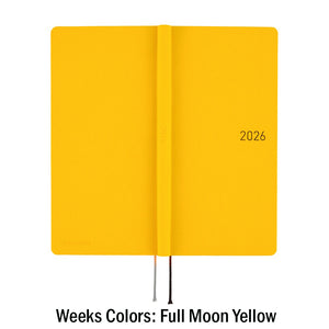 Hobonichi Techo Weeks 2026 - Colors: Full Moon Yellow