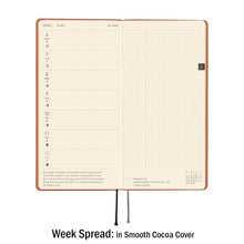 Hobonichi Techo Weeks 2026 - Smooth Series: Milk Cocoa