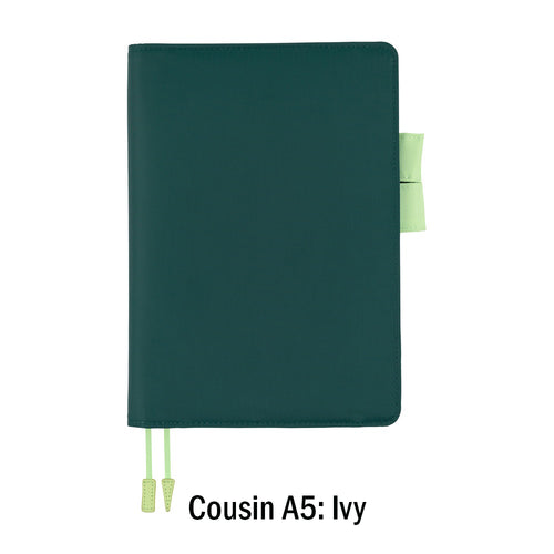 Hobonichi Techo Cousin Book and Cover, A5, Ivy Forest