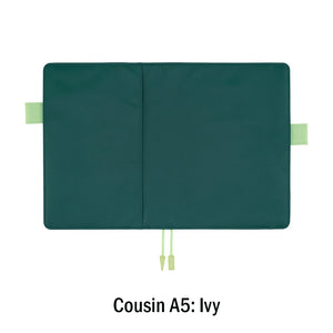 Hobonichi Techo Cousin Book and Cover, A5, Ivy Forest