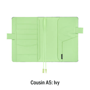 Hobonichi Techo Cousin Book and Cover, A5, Ivy Forest