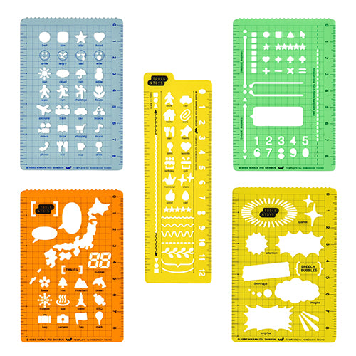Hobonichi Stencils in Various Designs